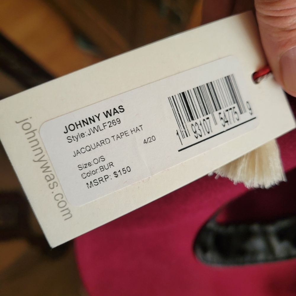 Johnny Was Jacquard Tape Fedora - Picture 3 of 4